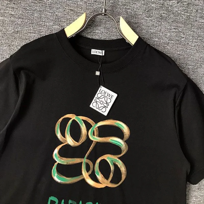 n級品 おすすめ☆ロエベ★アナグラムバイカラーコットンTシャツ 偽物★ loq69071