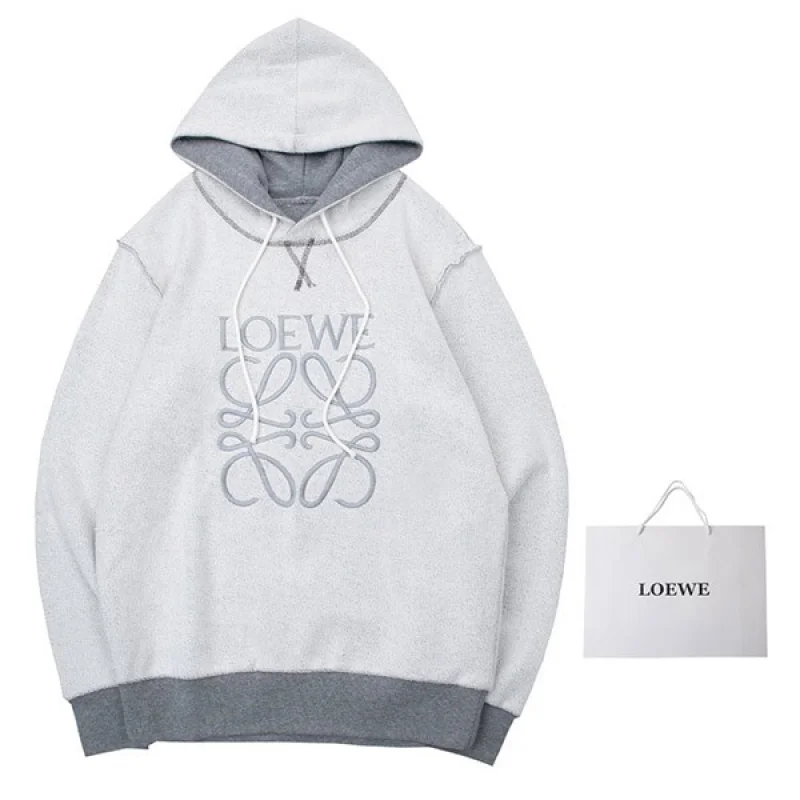 ロエベ アナグラム パーカー 偽物 ホワイト loq84580