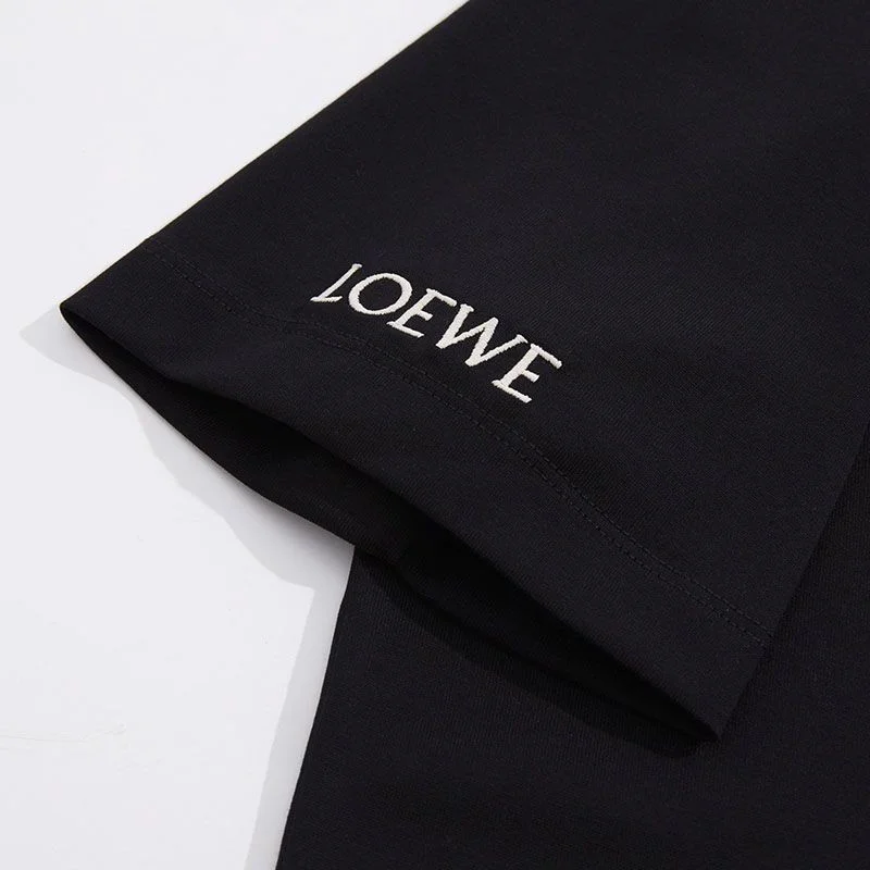 ☆超人気☆ロエベ☆アナグラム ロゴ コットン 半袖Tシャツ コピー lor06706