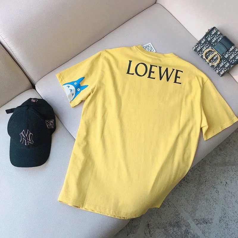 世界中で大人気♪可愛い ロエベ トトロ tシャツ コピー コラボ コットン los38605