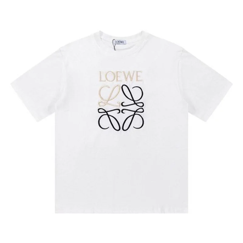 ロエベ グリッチ アナグラム Tシャツ コピー コットン lot34381