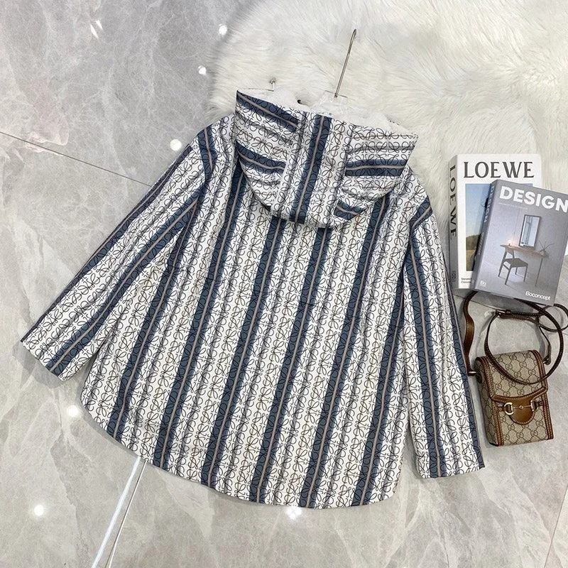 ★日本!!人気!ロエベ フード付き レザー カットアウト ジャケット コピー lot84022