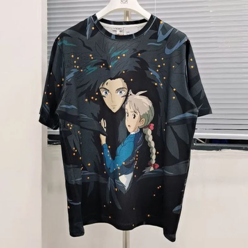 確保済みロエベ Tシャツ コピーハウルの動く城 ヒン Tシャツ lou04968