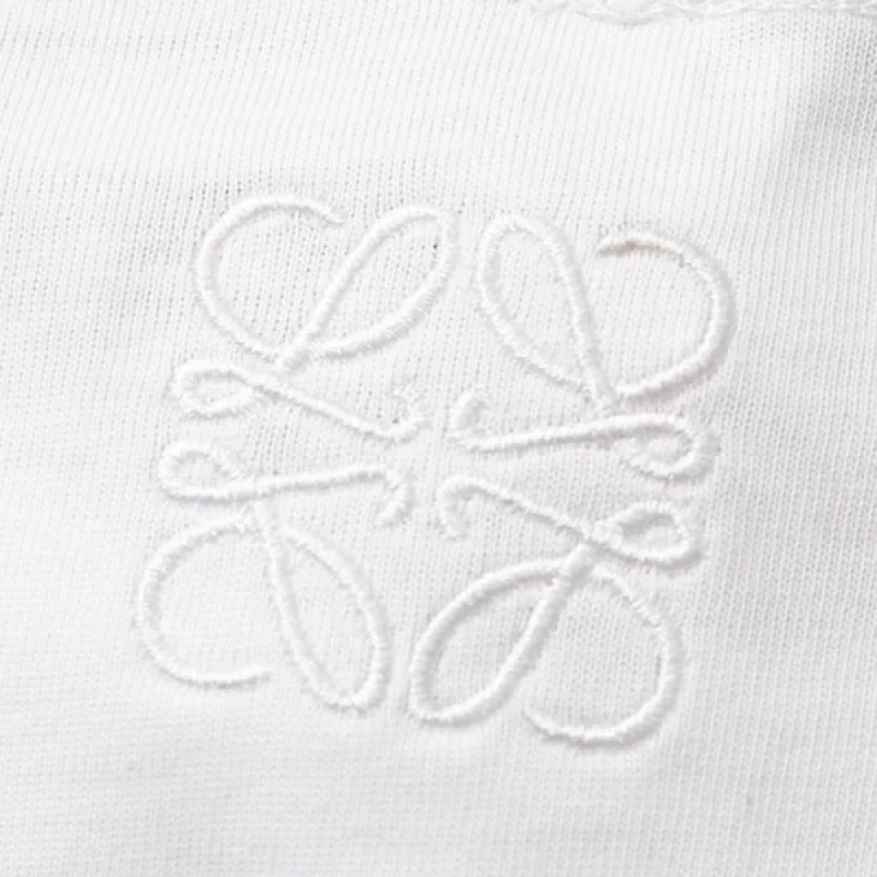 大人気!ロエベ Paulas Ibiza コピー ロゴ コットン Tシャツ 半袖 lou14177