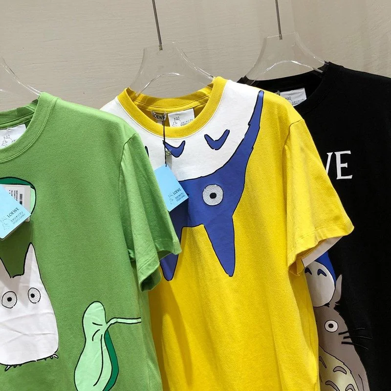 一目惚れ♪可愛い ロエベ トトロ tシャツ 偽物 コラボ コットン lou25310