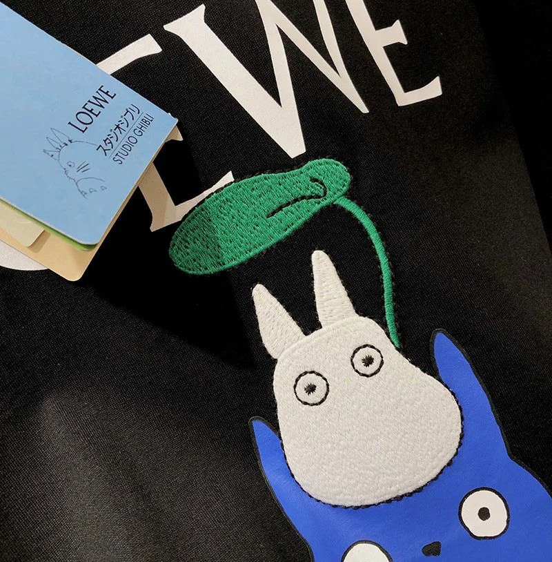 一目惚れ♪可愛い ロエベ トトロ tシャツ 偽物 コラボ コットン lou25310