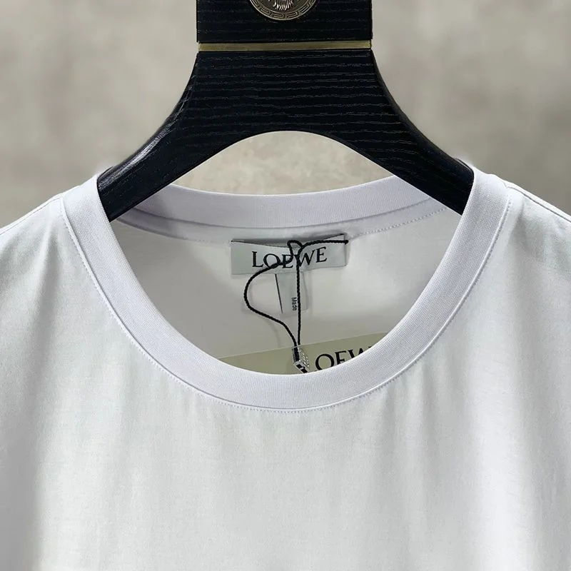 【国内発送】ロエベ プリントコットンジャージーTシャツ コピー 2色 low40595