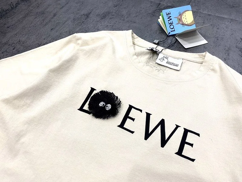春もの新作 ロエベ コットン アナグラムTシャツ スーパーコピー low41681
