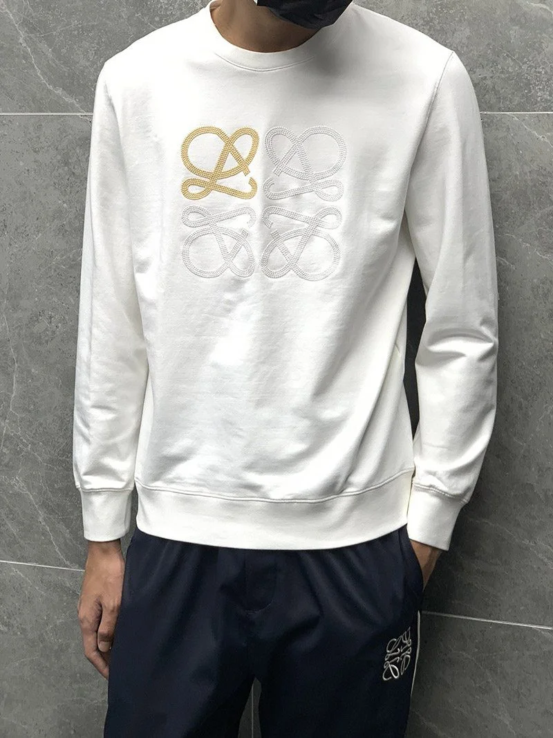 超希少!ロエベ アナグラム エンブロイダリー スウェットシャツ コピー low81641