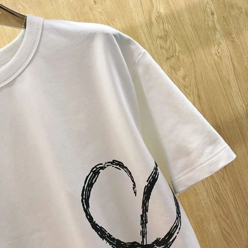 超希少!ロエベ★アナグラム ロゴ コットン 半袖 Tシャツ 偽物 loy21996