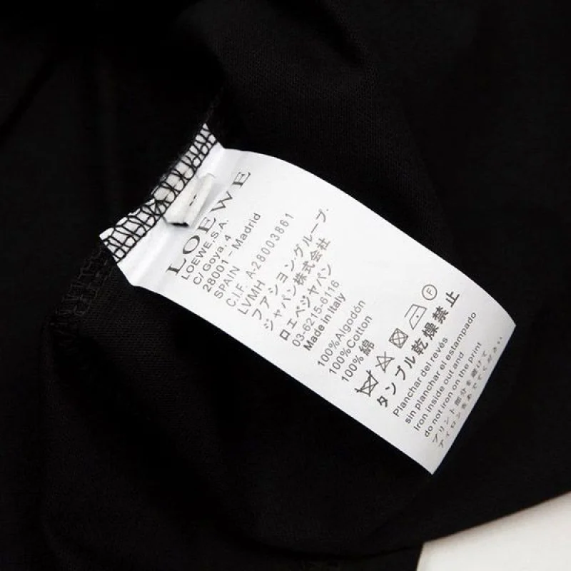 入手困難 ロエベ アナグラム クラフト Tシャツ 偽物 コットン loy93946