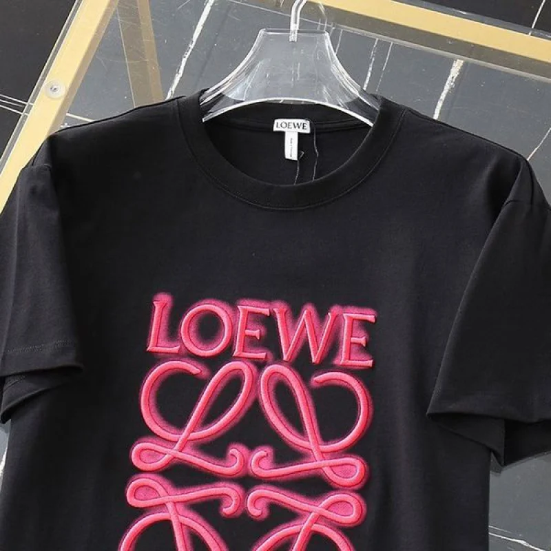 ☆関税込☆ロエベ★アナグラムバイカラーコットンTシャツ 偽物★ loz31894