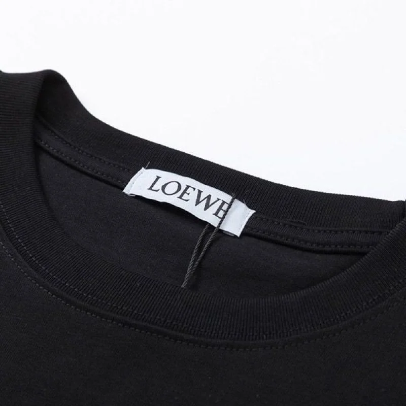 注目★ロエベ アナグラム クラフト Tシャツ 偽物 コットン loz45240