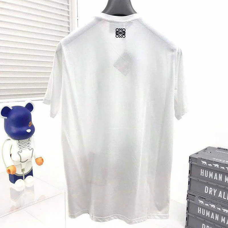 争奪戦[ロエベ] カオナシ コピー オーバーサイズ コットン Tシャツ loz95351