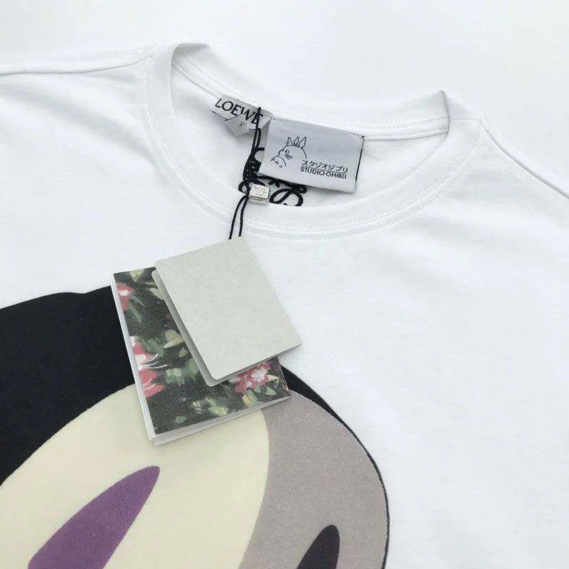 争奪戦[ロエベ] カオナシ コピー オーバーサイズ コットン Tシャツ loz95351