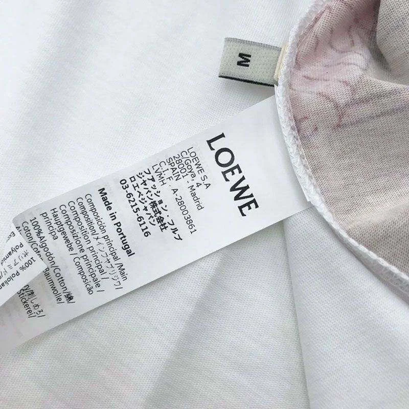 争奪戦[ロエベ] カオナシ コピー オーバーサイズ コットン Tシャツ loz95351