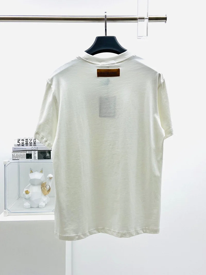 【完売前】ルイヴィトン Tシャツ コピー モノグラム ホワイト パステル 1A8GUQ