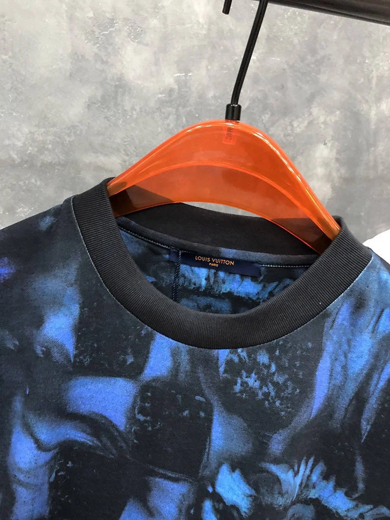 ルイヴィトン Tシャツ パロディ ソルトプリント トップス コットン 1A8X1M