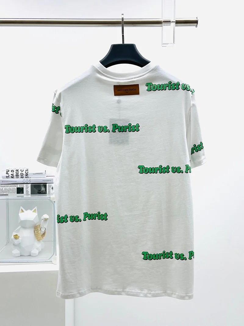 【新作Tシャツ♪】ルイヴィトン Tシャツ パロディ☆プリンテッド 1A971R