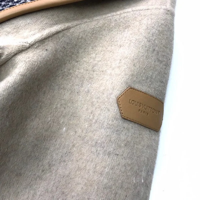 世界中で大人気♪ルイヴィトン ダミエ アズール コートウール コピー カシミア ホワイト 1A9SJ6