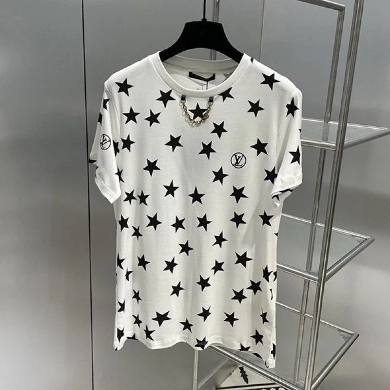 送料込ルイヴィトン スタープリントTシャツ コピー 1AA9WV