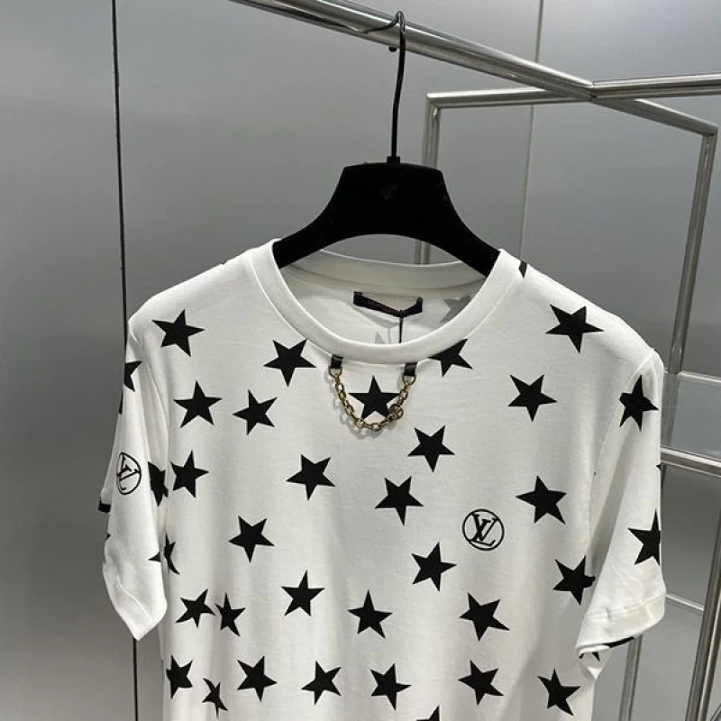 送料込ルイヴィトン スタープリントTシャツ コピー 1AA9WV