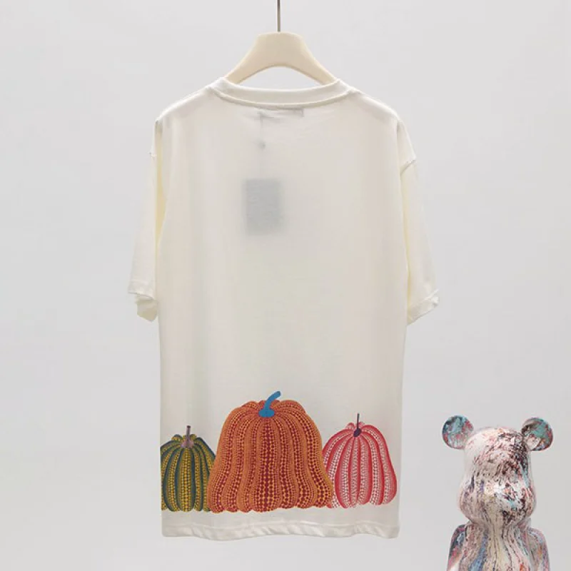 最新でオシャレコラボ ルイヴィトン 草間彌生 Tシャツ パロディ 1AB74Y