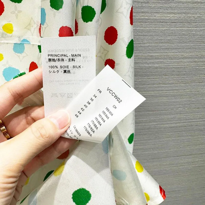 【ルイヴィトン 偽物】LV × YK 草間彌生 ドット マスキュリンシャツ 1AB7ZH