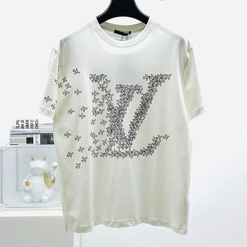 21AWルイヴィトン Tシャツ コピー エンドゴール クルーネック ロゴTシャツ vua76043
