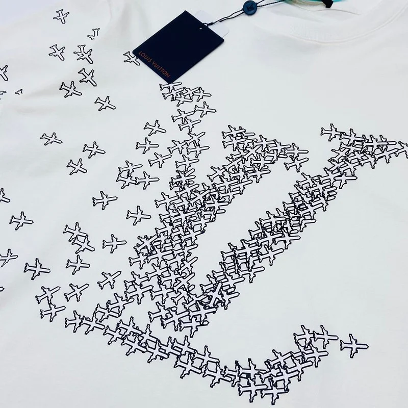21AWルイヴィトン Tシャツ コピー エンドゴール クルーネック ロゴTシャツ vua76043