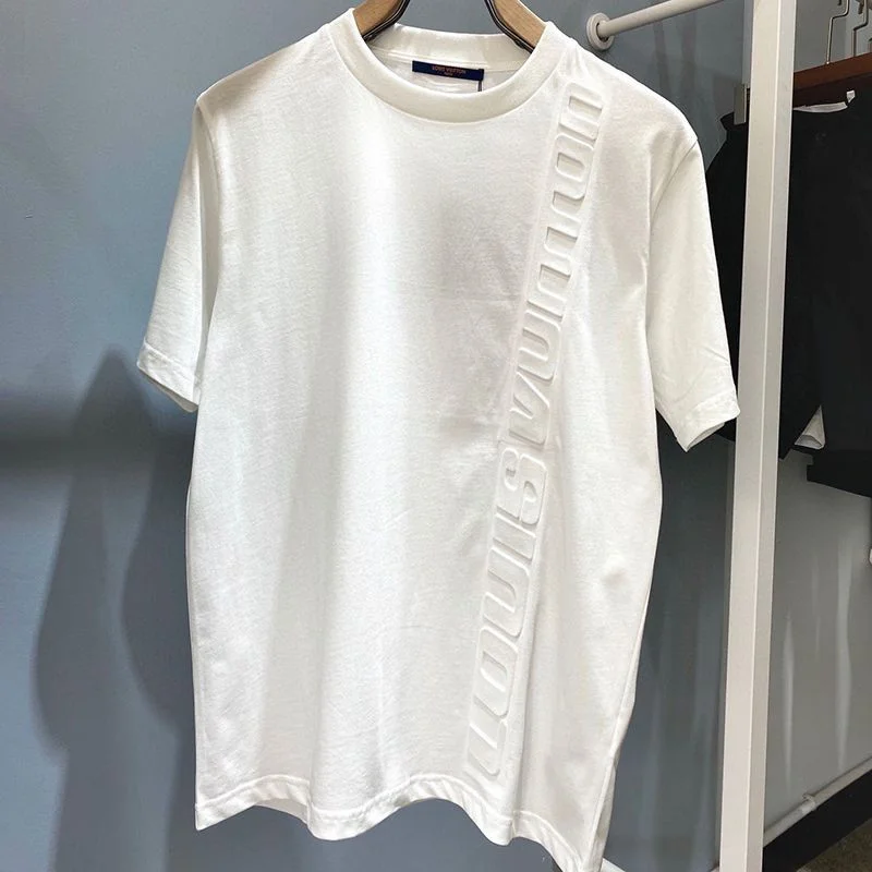 完売必至☆ルイヴィトン Tシャツ コピー ウォーターカラーモノグラム☆ロゴ vua77482