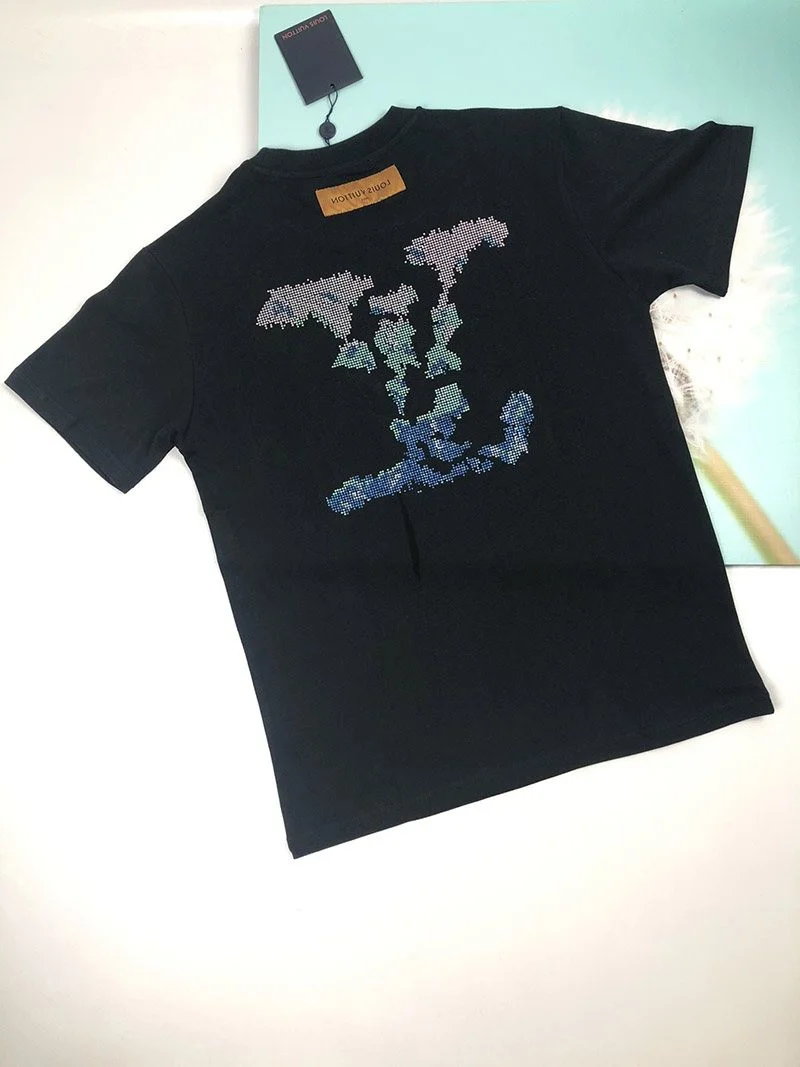 21-22AW ルイヴィトン☆プリント Tシャツ 偽物 vua80588