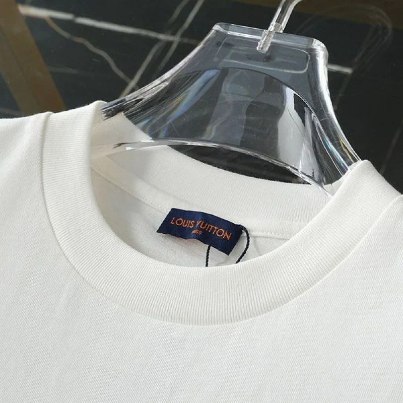 ルイヴィトン プリント Tシャツ 偽物 白 トップス vub44374