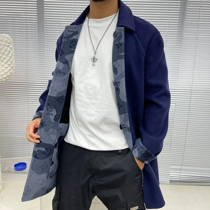 最安値挑戦ルイヴィトン コート コピー☆両面着用可能☆リバーシブル モノグラム フーデッド ラップコート vub49586