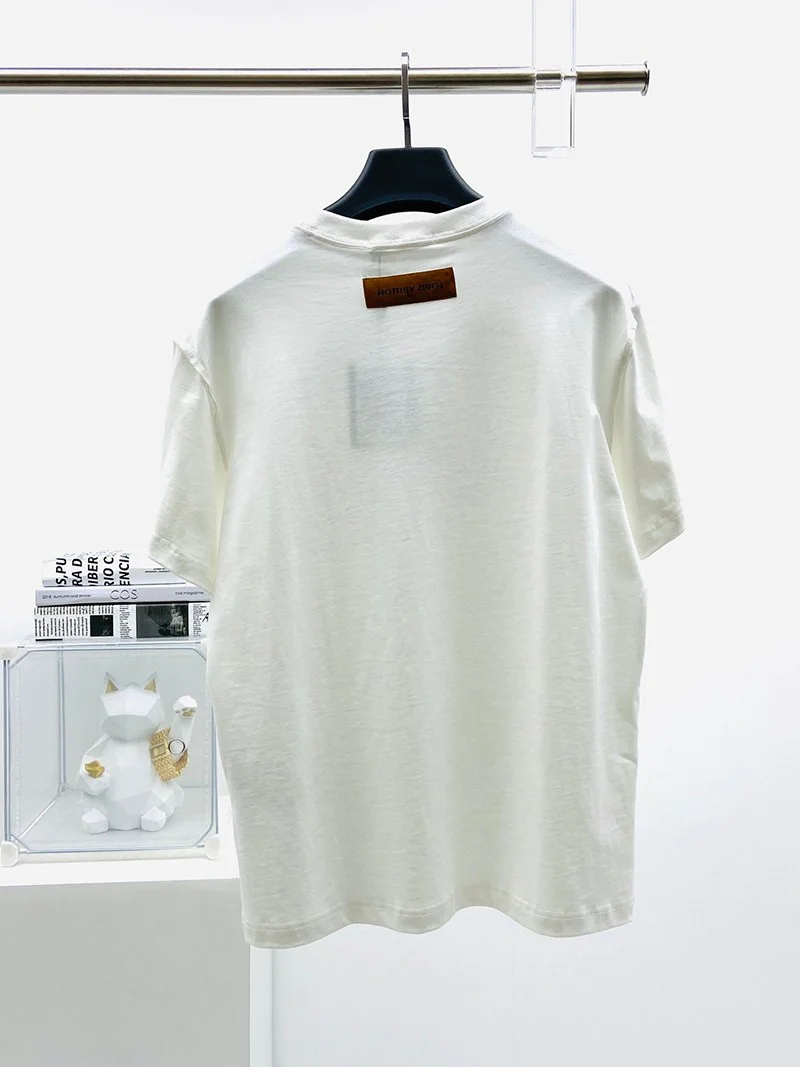 【日本未発売】ルイヴィトン Tシャツ パロディ メンズS フローティング LV プリンテッド vub75982