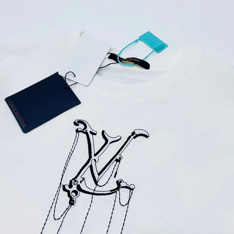 【日本未発売】ルイヴィトン Tシャツ パロディ メンズS フローティング LV プリンテッド vub75982