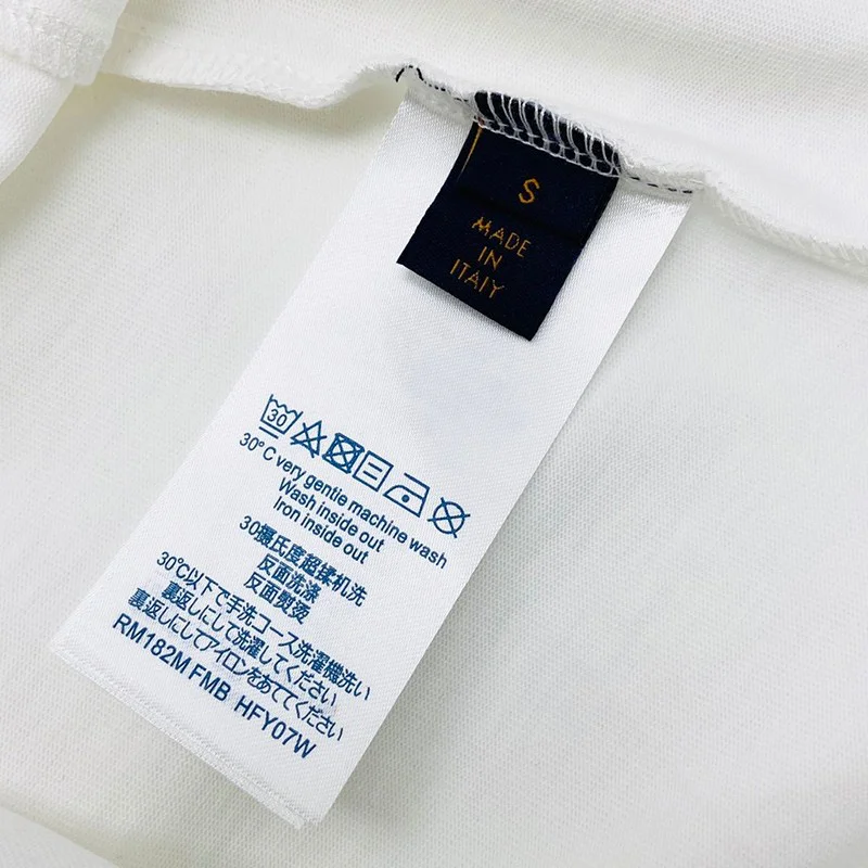 【日本未発売】ルイヴィトン Tシャツ パロディ メンズS フローティング LV プリンテッド vub75982