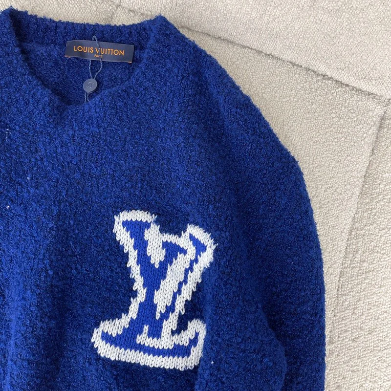 【日本未入荷】ルイヴィトン ニット コピー ステッチクルーネックニット vud62411