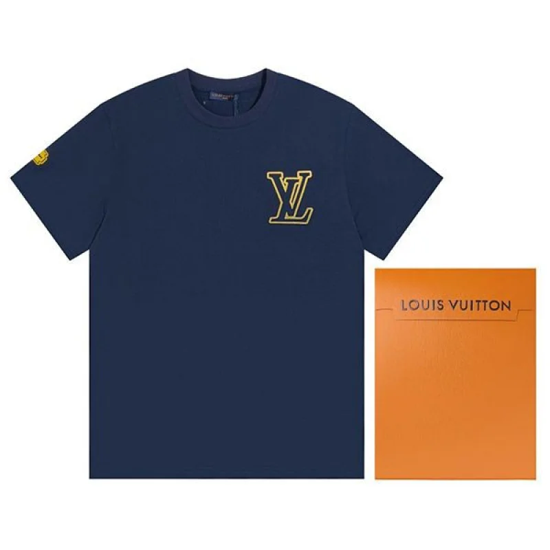 日本未入荷ルイヴィトン◆モノグラム Tシャツ ブラック 偽物 vud75428