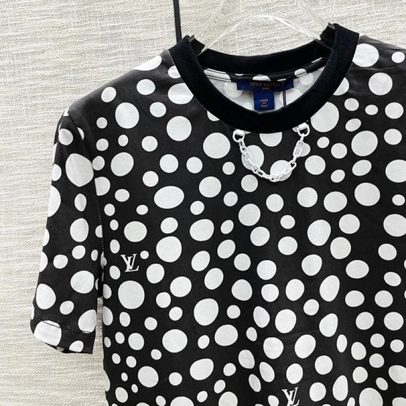 ルイヴィトン LV × YK インフィニティ ドット Tシャツ 偽物 モダン vud77693