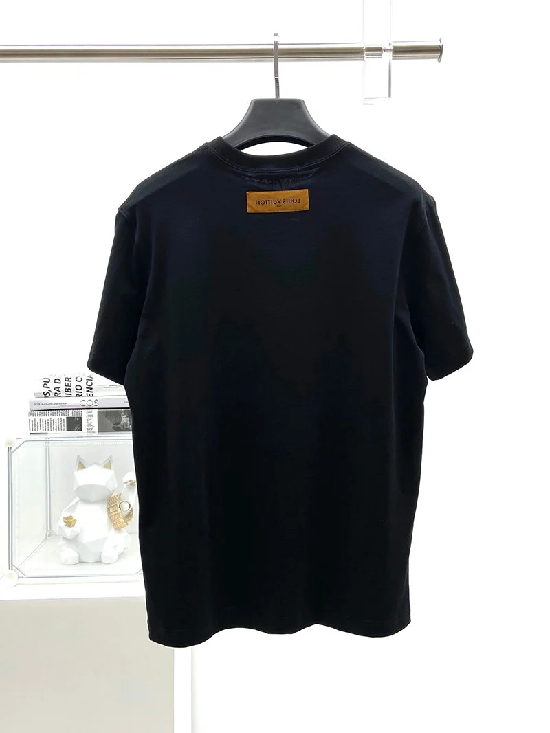 一目惚れ♪ルイヴィトン Tシャツ コピー 限定 半袖 エンブロイダリー vue04766