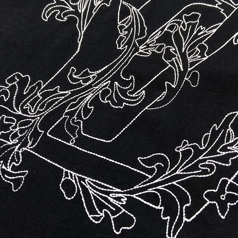 一目惚れ♪ルイヴィトン Tシャツ コピー 限定 半袖 エンブロイダリー vue04766
