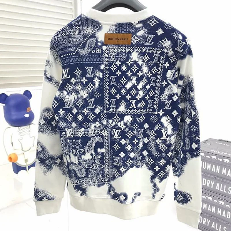 21-22AW ルイヴィトン モノグラムバンダナクルーネック コピー vue16655