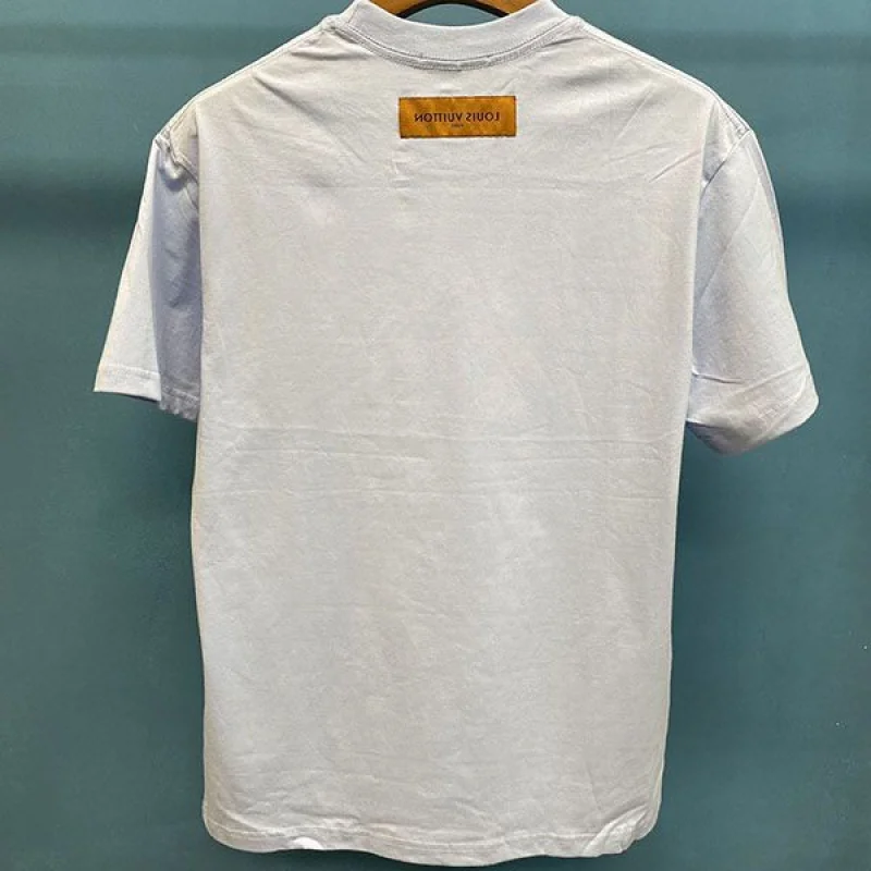 使い勝手良し ルイヴィトン 半袖 コットン ロゴ Tシャツ コピー vue75994