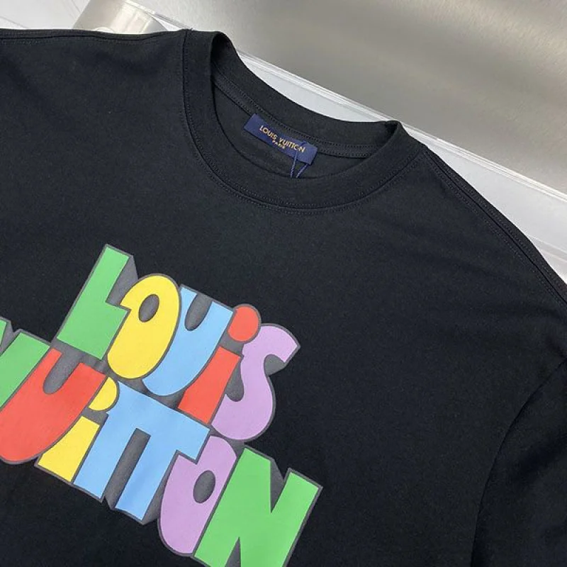 ★日本!!人気!ルイヴィトン NBA フロント&バック レタープリントTシャツ コピー vuf01348