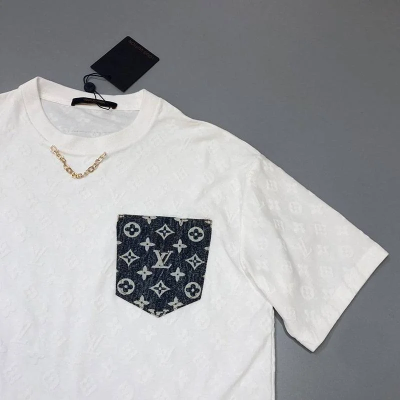 ★日本!!人気!ルイヴィトン モノグラムポケットTシャツ 偽物 vuf39194