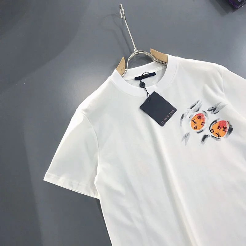 完売必至 ☆ルイヴィトン Tシャツ パロディ ウォーターカラーモノグラム☆ロゴ vuf84021