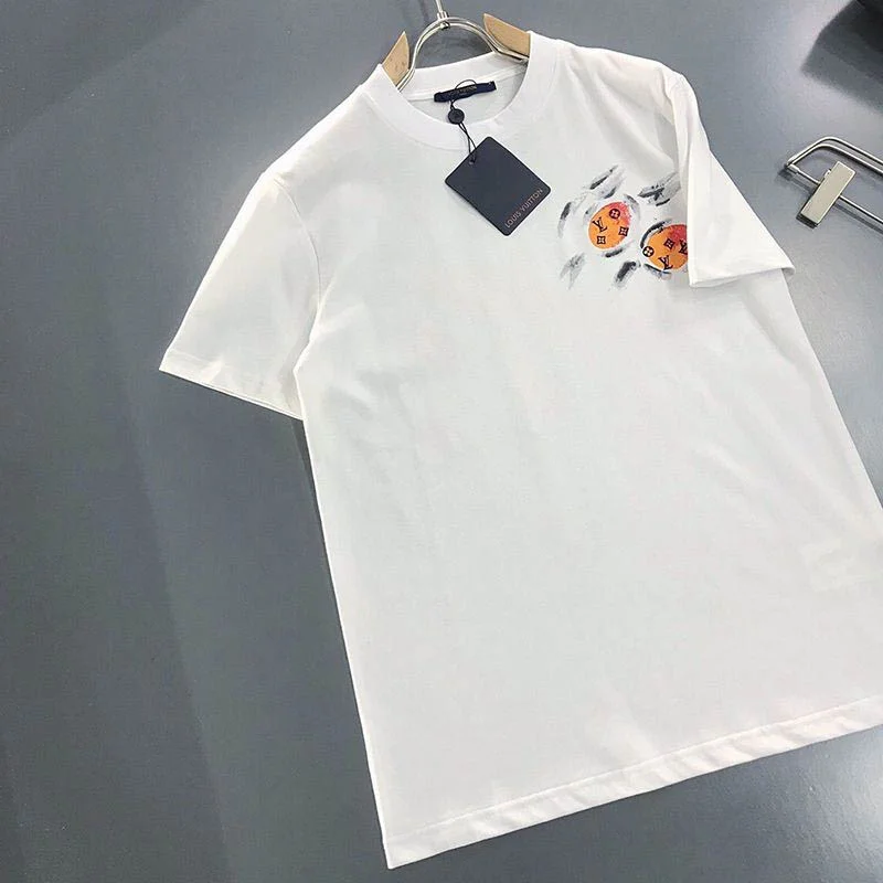 完売必至 ☆ルイヴィトン Tシャツ パロディ ウォーターカラーモノグラム☆ロゴ vuf84021