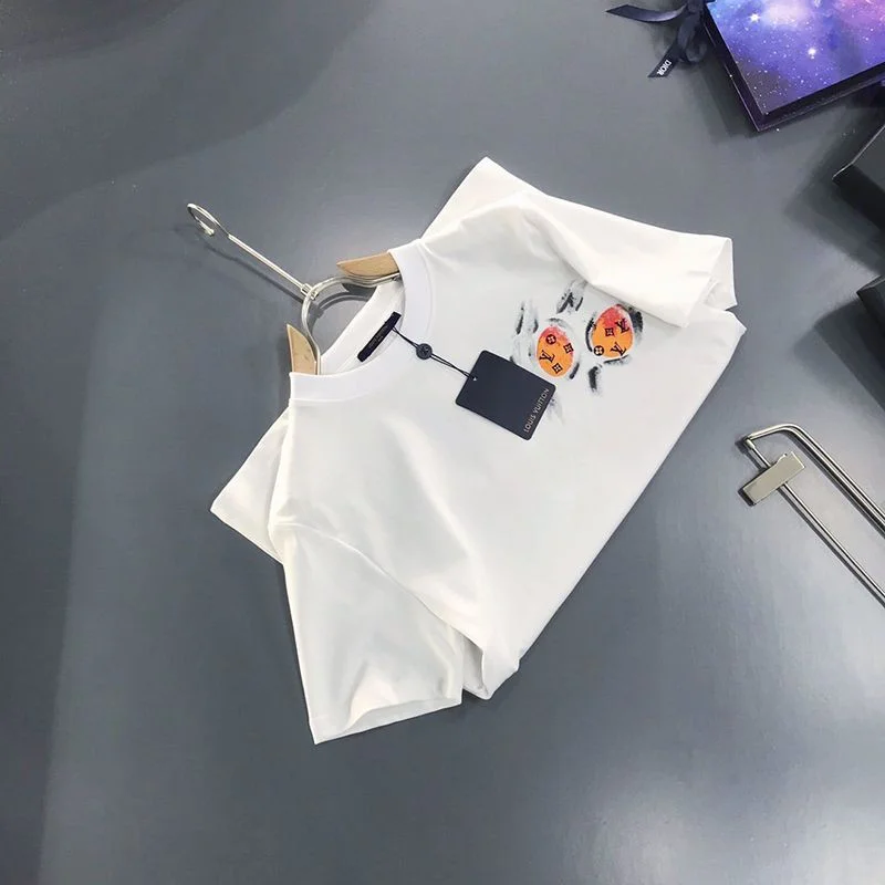 完売必至 ☆ルイヴィトン Tシャツ パロディ ウォーターカラーモノグラム☆ロゴ vuf84021