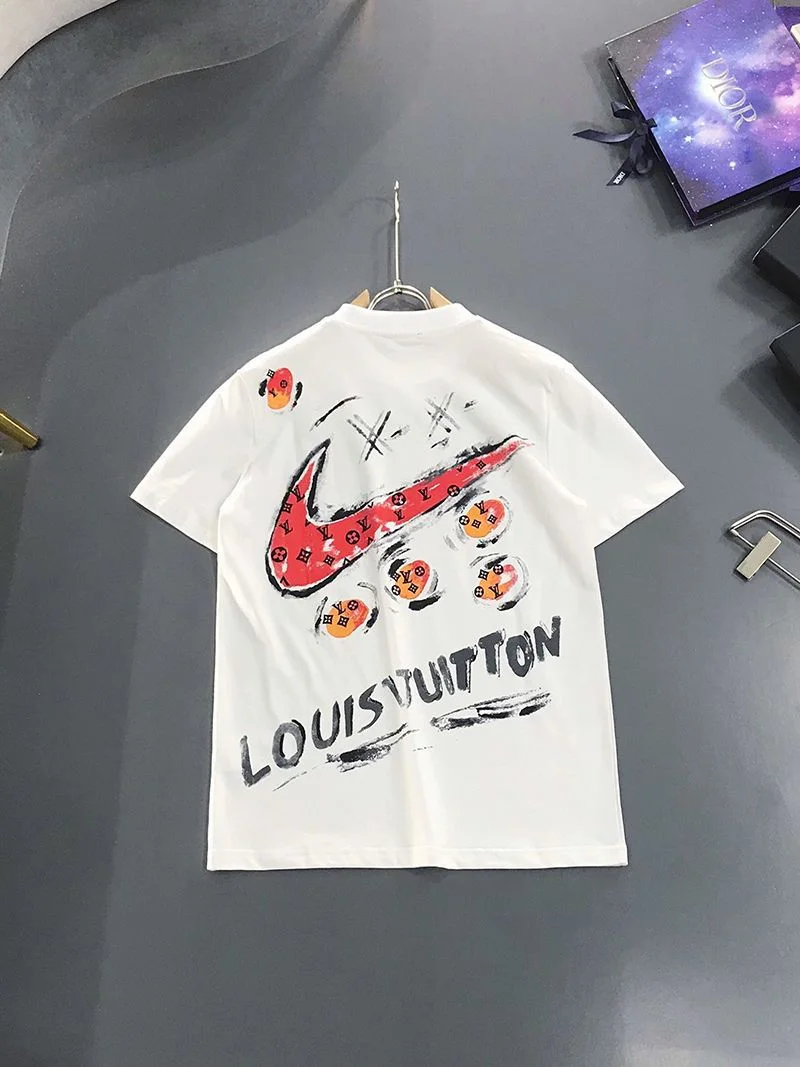 完売必至 ☆ルイヴィトン Tシャツ パロディ ウォーターカラーモノグラム☆ロゴ vuf84021